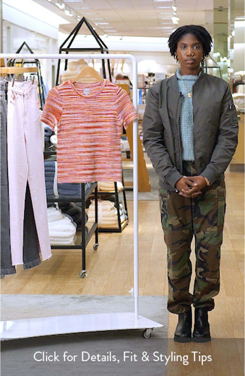 Space Dye Tuck Stitch Sweater, sales video thumbnail