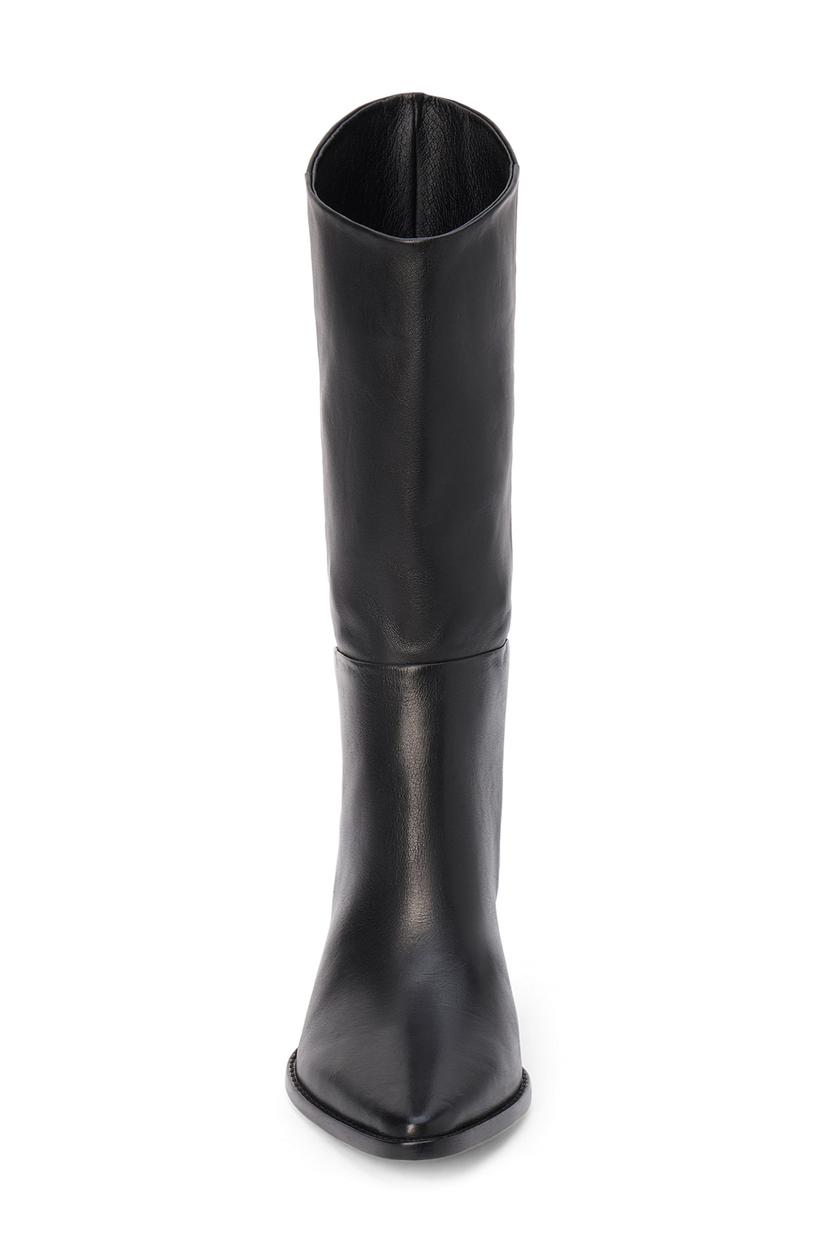Edie Pointed Toe Boot, Alternate, color, BLACK