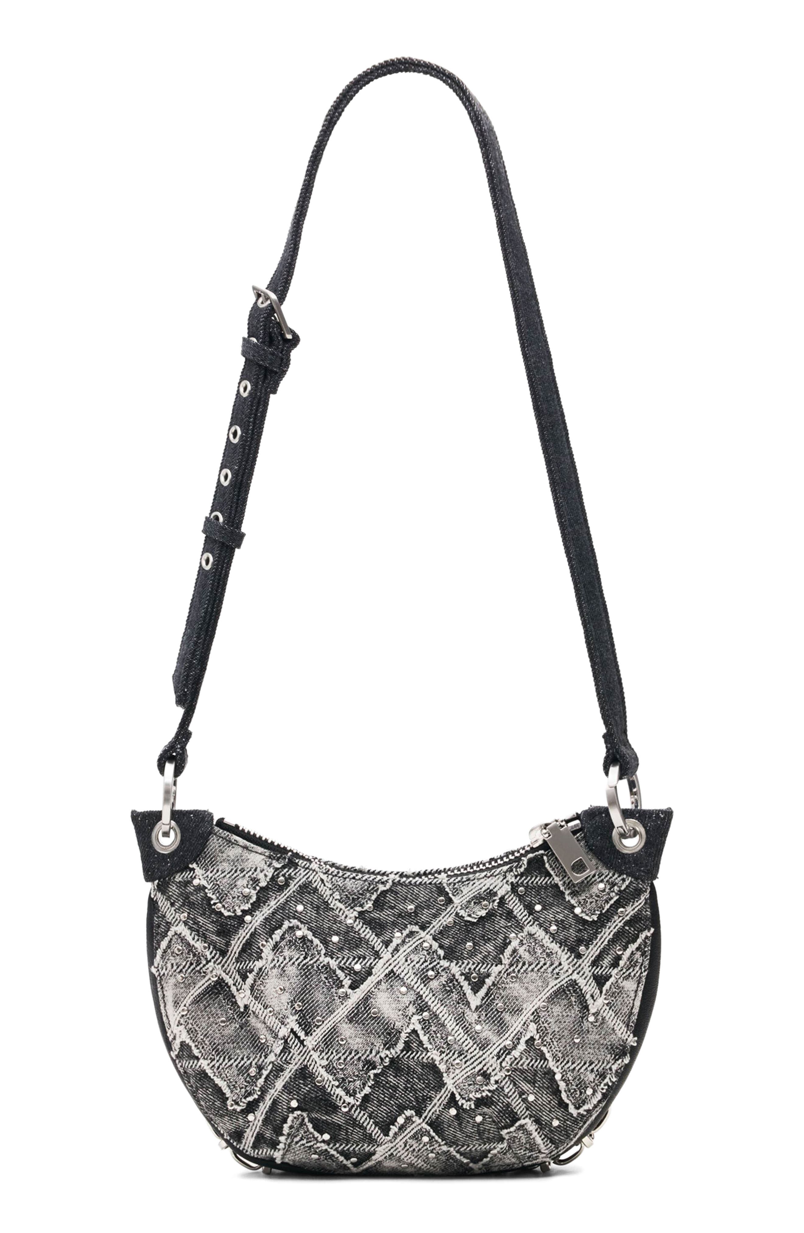 Desigual Convertible Shoulder Bag, Alternate, color, Light Gray