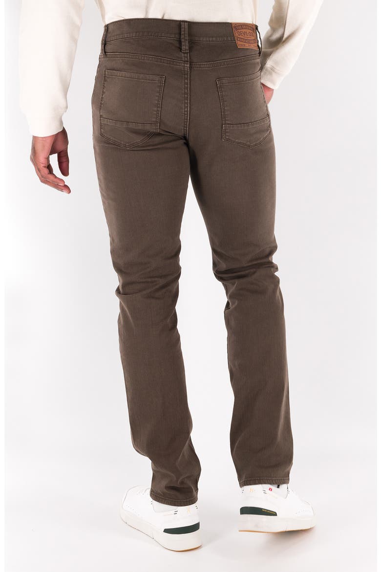 Slim Fit Jeans, Alternate, color, DK BROWN