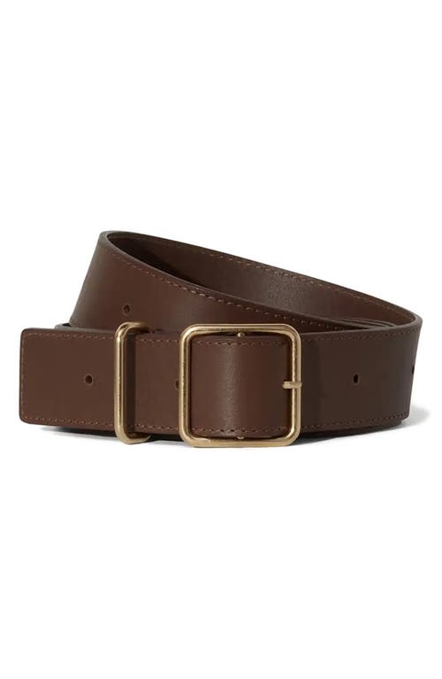 Janessa Leone Adjustable Leather & Metal Alloy Belt In Brown