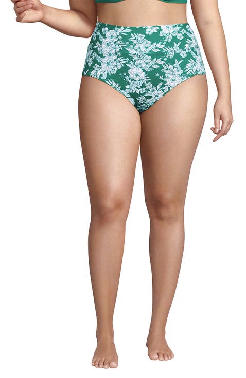 Chlorine Resistant Pinchless High Waisted Bikini Bottoms