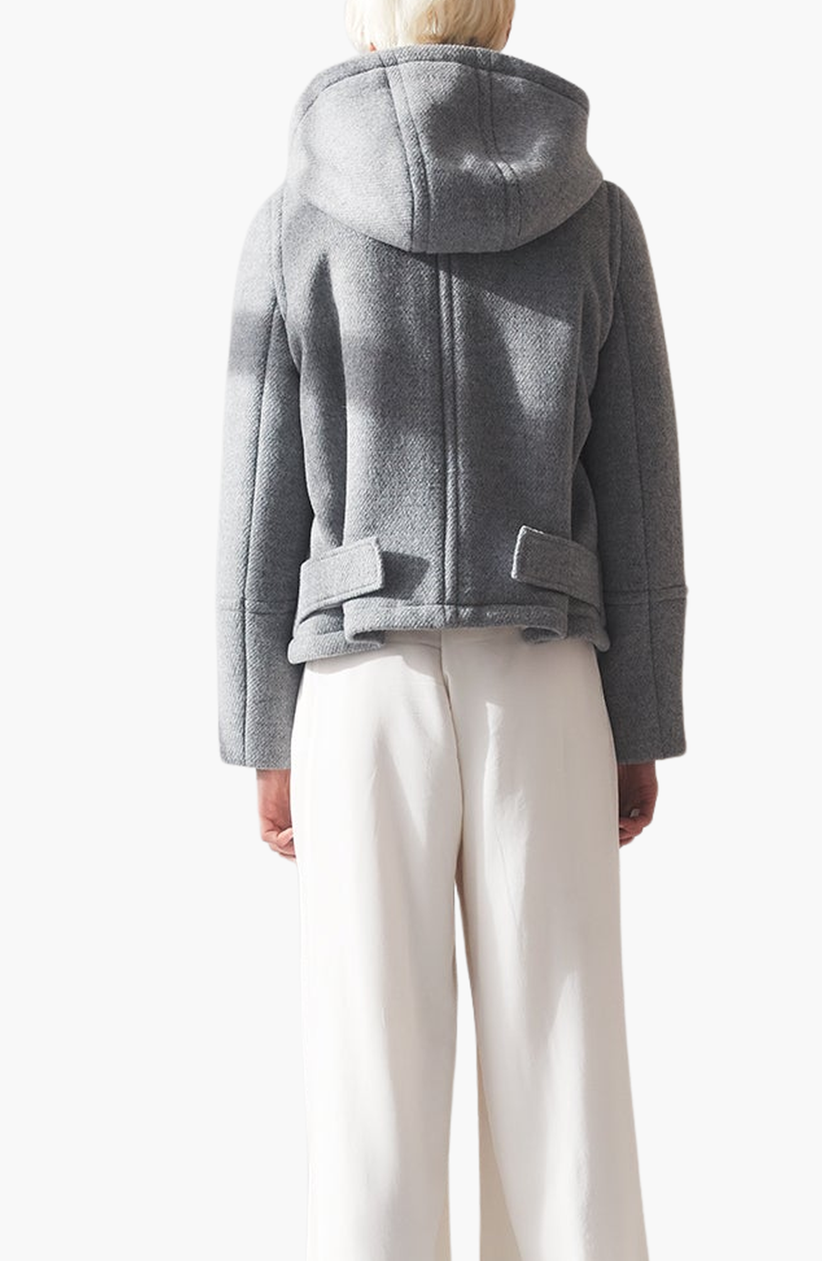 Down Wool Hooded Coat - image 2