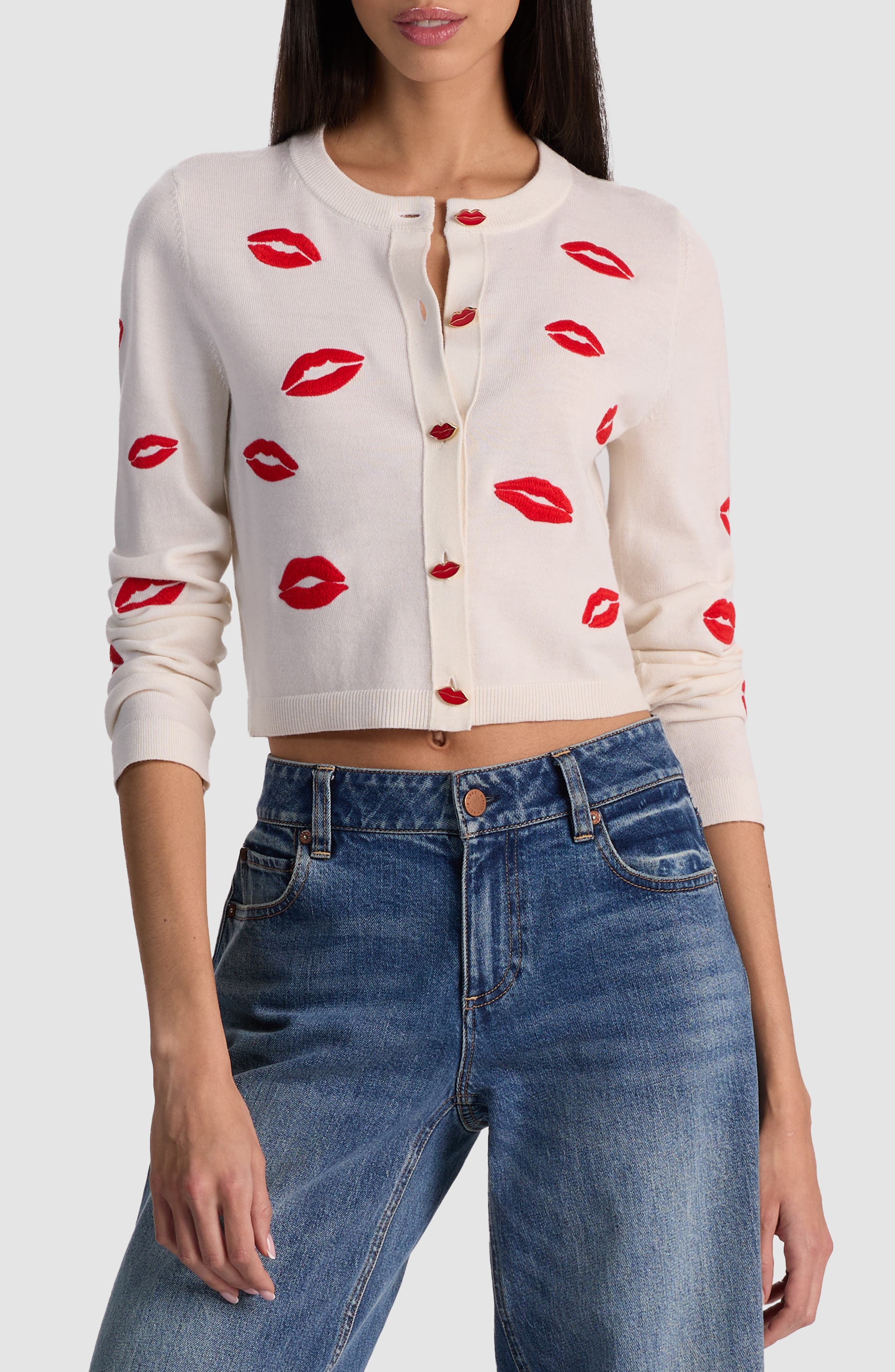 Daroda Lip Cardigan