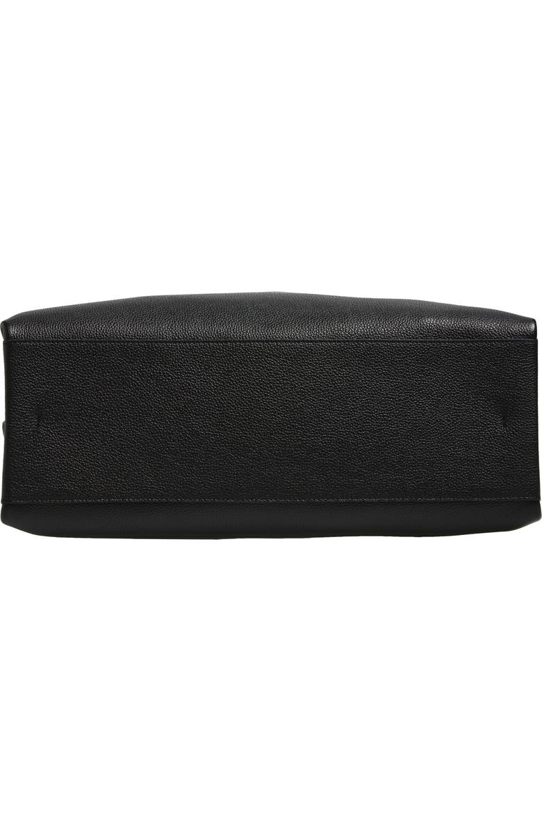 Wandler Penelope Leather Tote, Alternate, color, Black Crust 3283