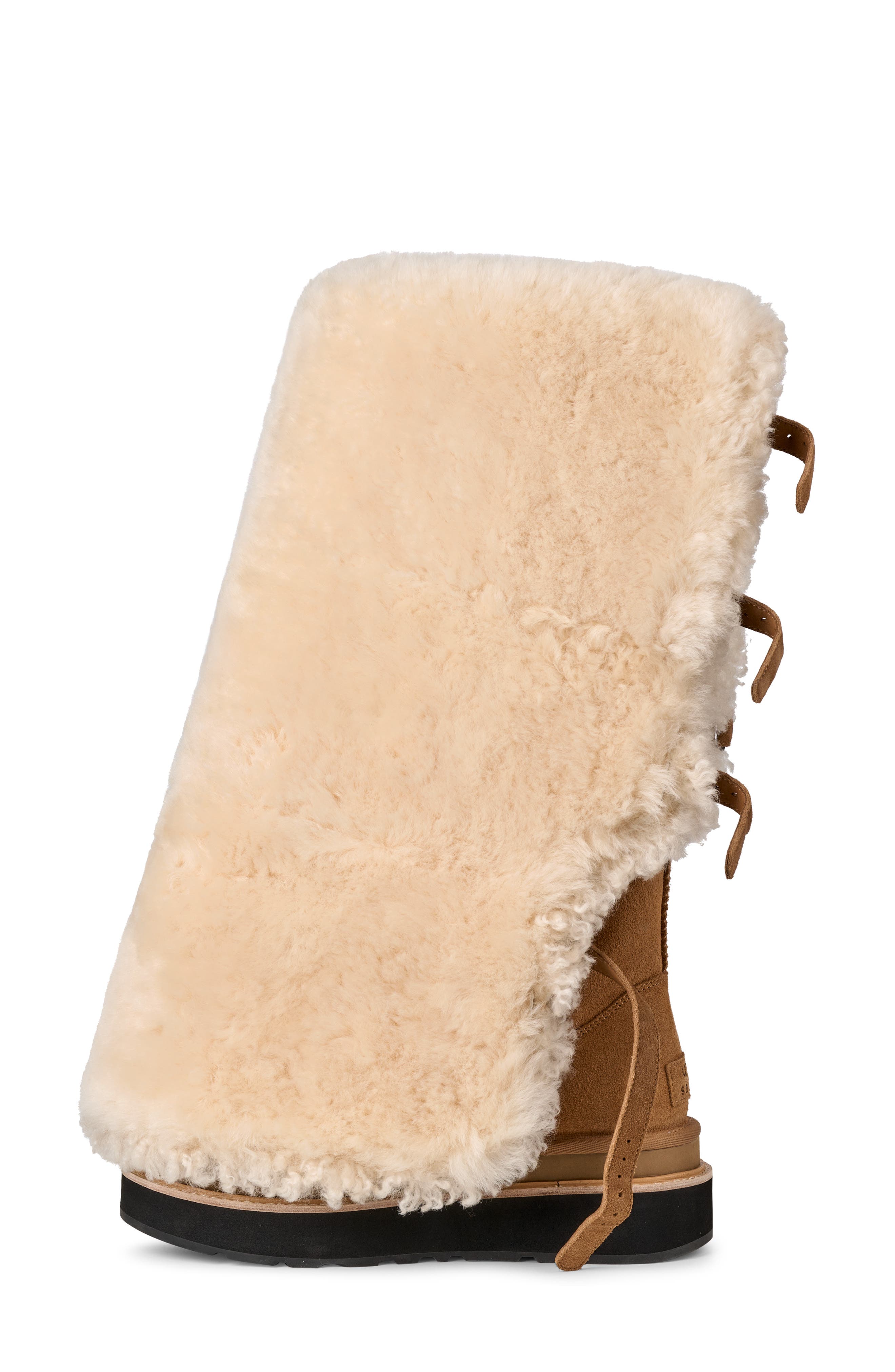 UGG<sup>®</sup> x Sacai Thigh High Boot, Alternate, color, Chestnut