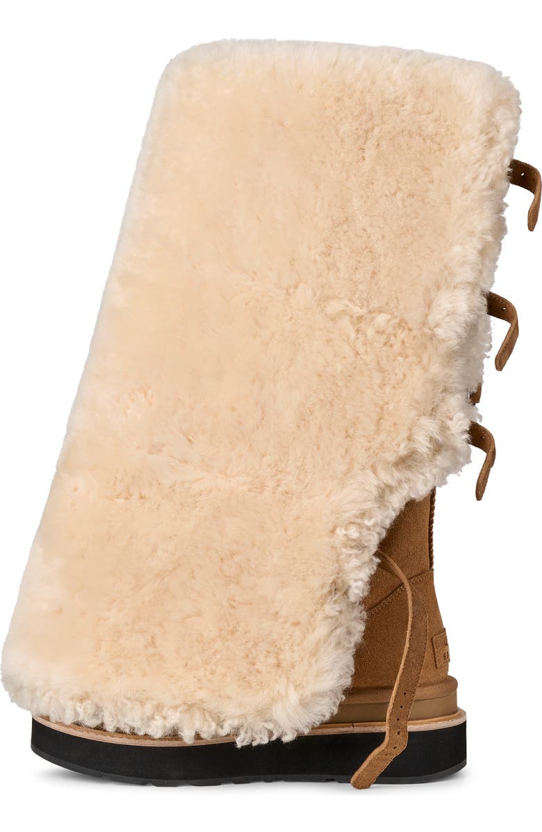 UGG<sup>®</sup> x Sacai Thigh High Boot, Alternate, color, Chestnut