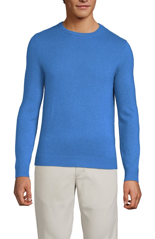 Lands' End Fine Gauge Cashmere Sweater In Blue