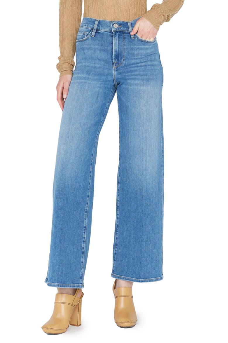 Le Slim Palazzo Ankle Jeans, Main, color, DRIZZLE