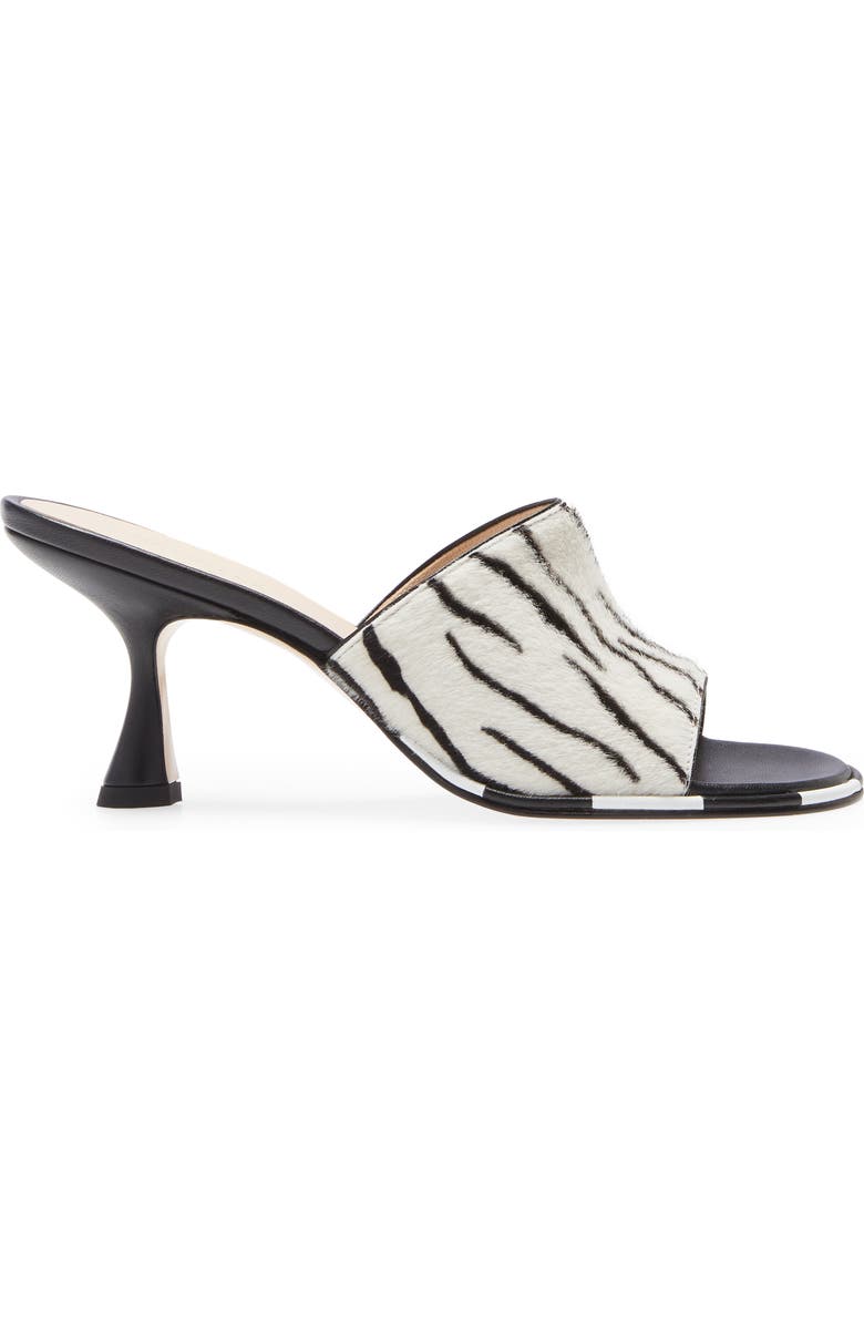 Wandler Agnes Genuine Calf Hair Slide Sandal, Alternate, color,