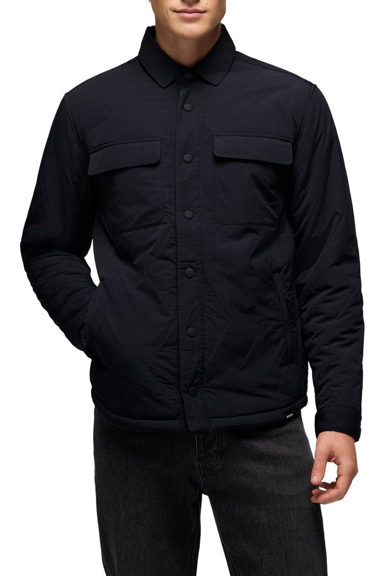 Encinitas Quilted Jacket, Main, color, BLACK