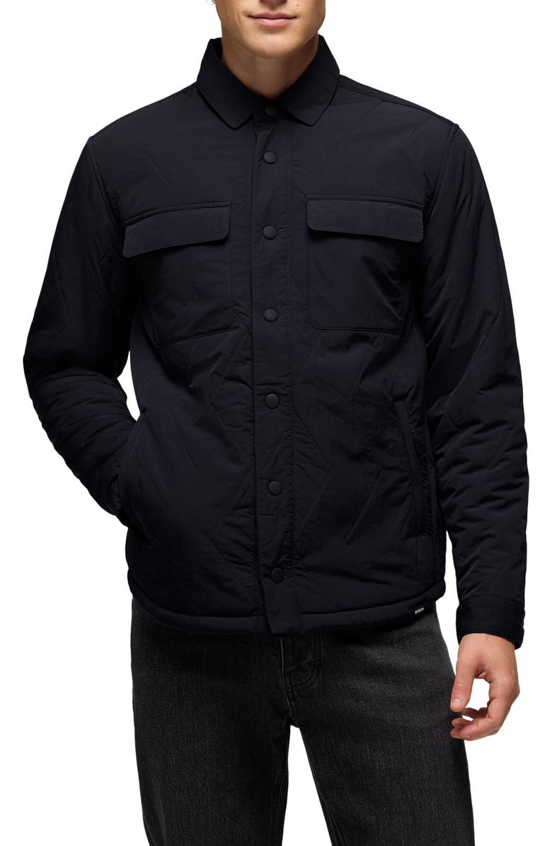 prAna Encinitas Quilted Jacket, Main, color, Black