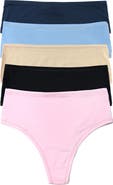 Hanky Panky PlayStretch™ Assorted 5-Pack High Rise Thongs