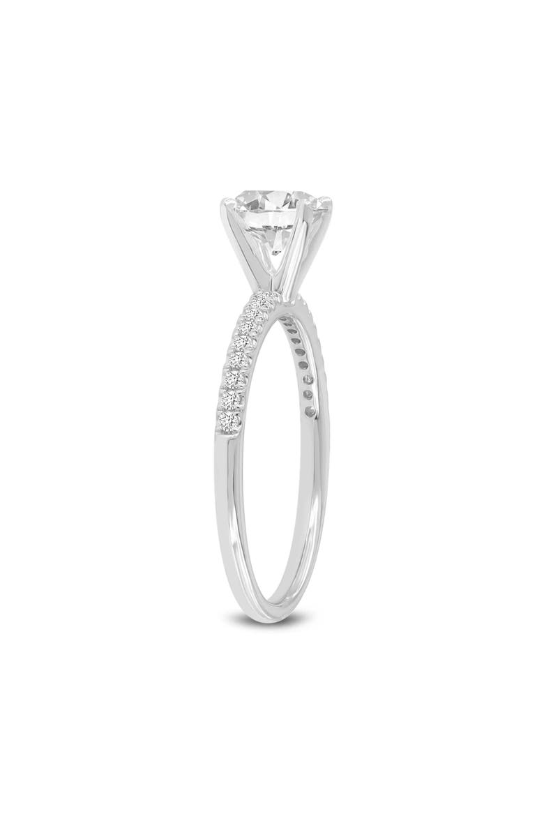 Samara 14K White Gold Round Lab Grown Diamond Classic Engagement Ring - 2.2 ctw, Alternate, color, 14K White Gold