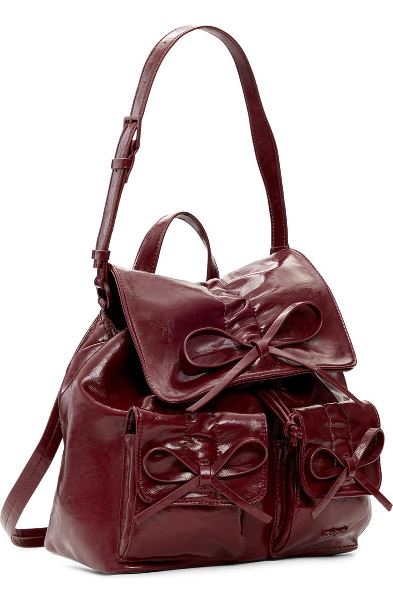 Desigual Mini Faux Leather Backpack, Alternate, color,