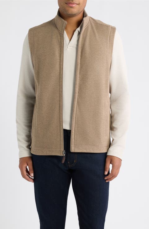 Icon Reversible Knit Cotton Blend Vest