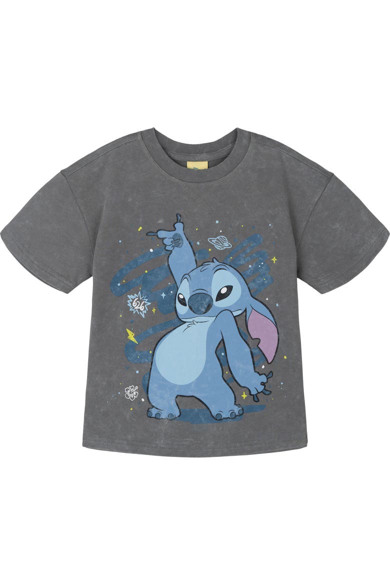 Lilo & Stitch 2-Piece Tee and Shorts Set, Alternate, color, Cool Gray Stitch