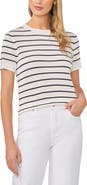 Halogen® Stripe Crewneck Sweater