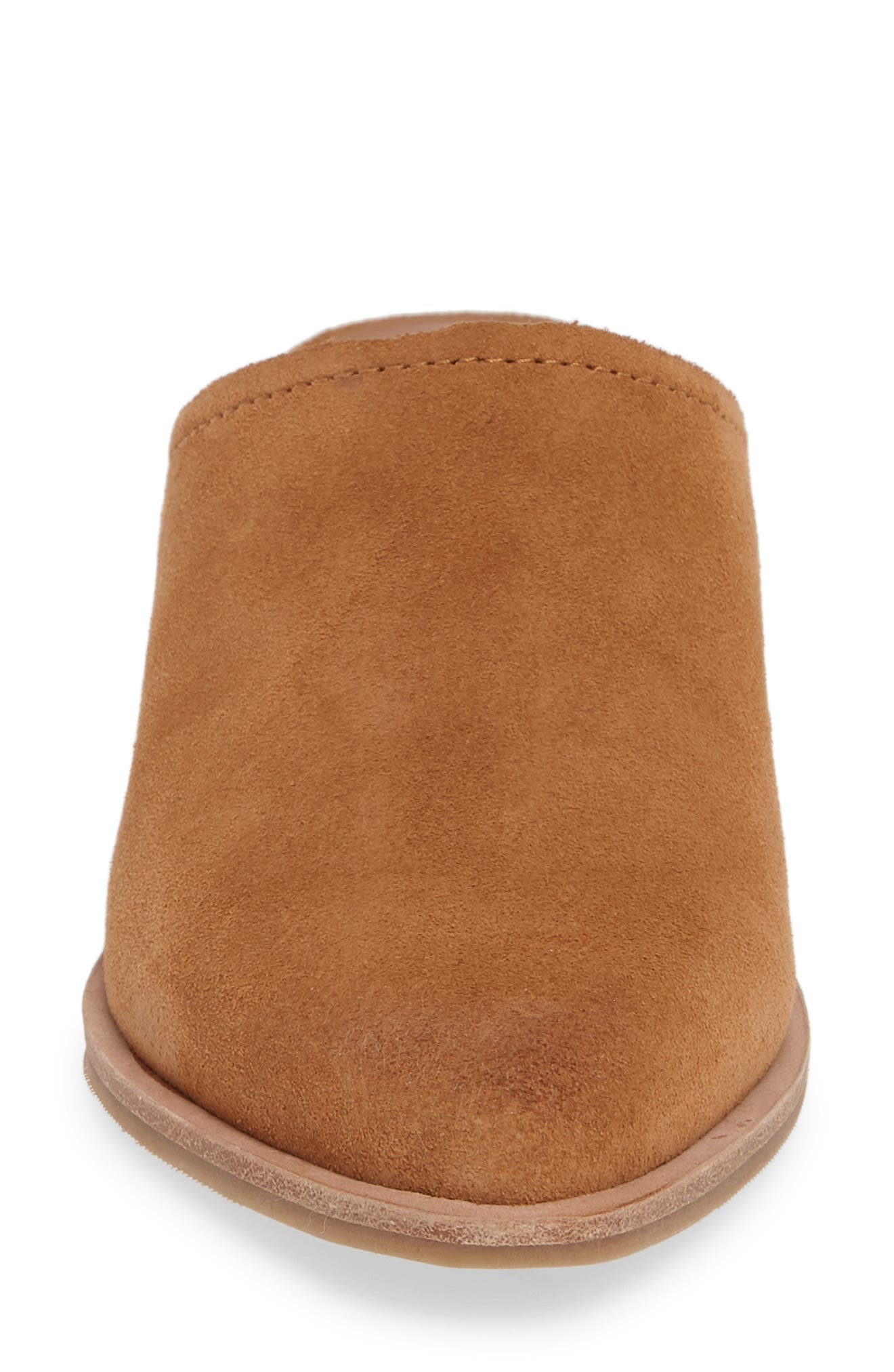Elle Mule, Alternate, color, CHESTNUT SUEDE