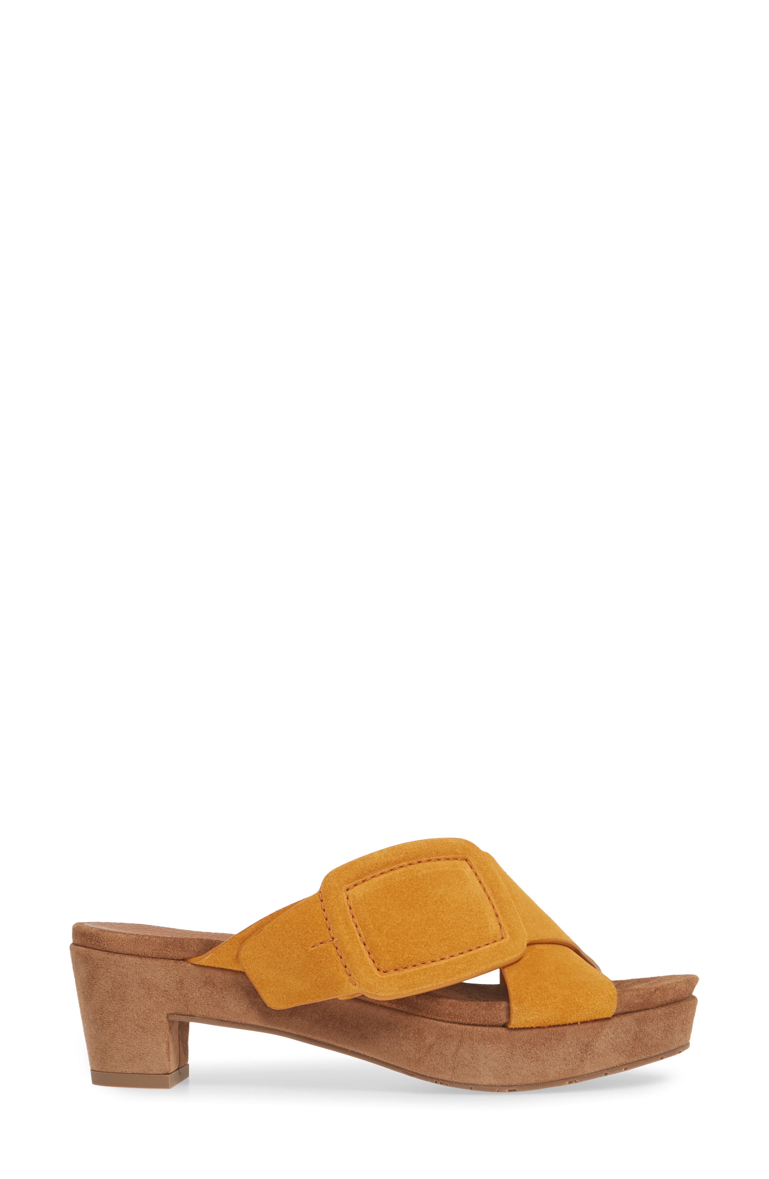 Nanette Platform Sandal, Alternate, color, TURMERIC