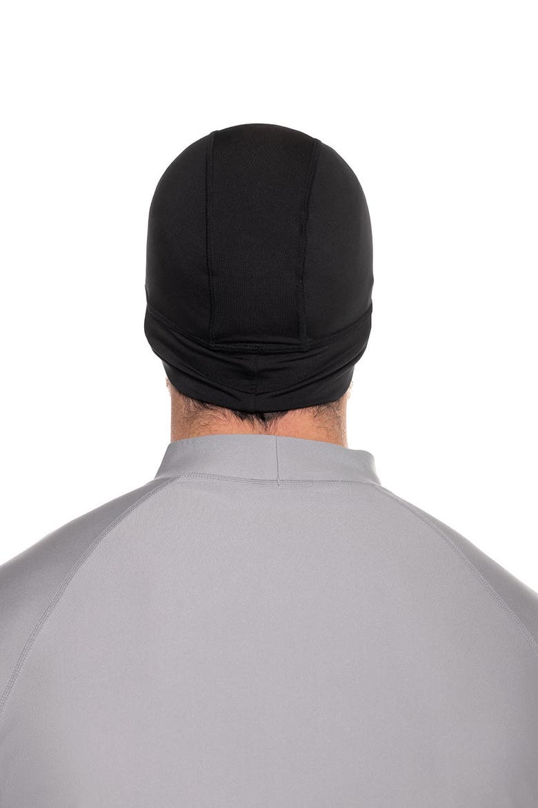 Unisex LumaLeo Aqua Sun Skully Cap, UPF 50+ Sun Protection, Alternate, color, Black