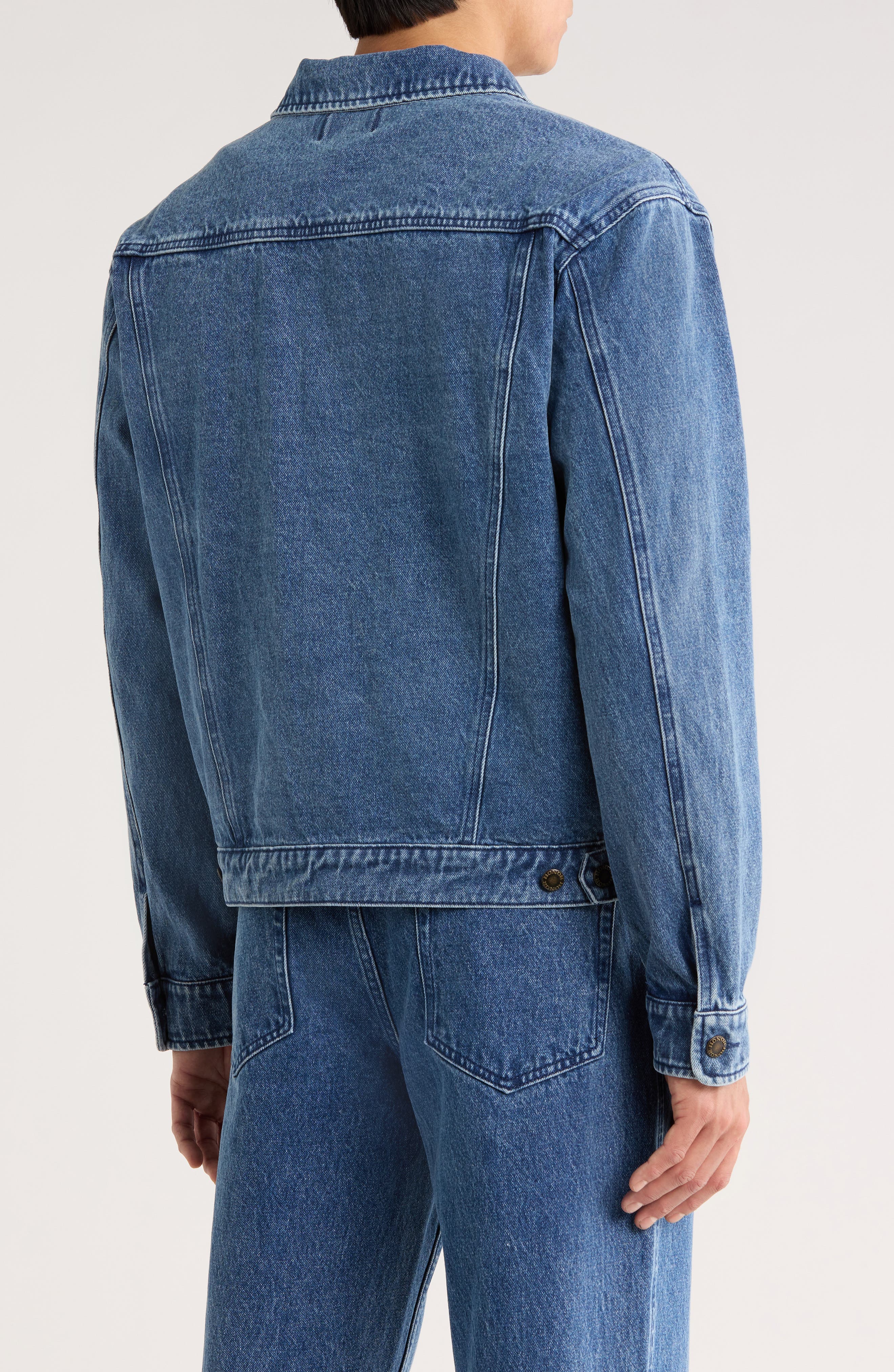Washed Denim Trucker Jacket - image 2