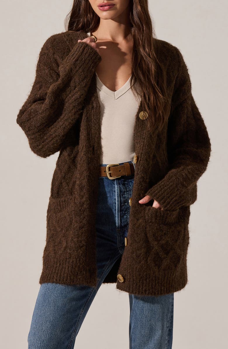 ASTR the Label Charli Cardigan, Main, color,