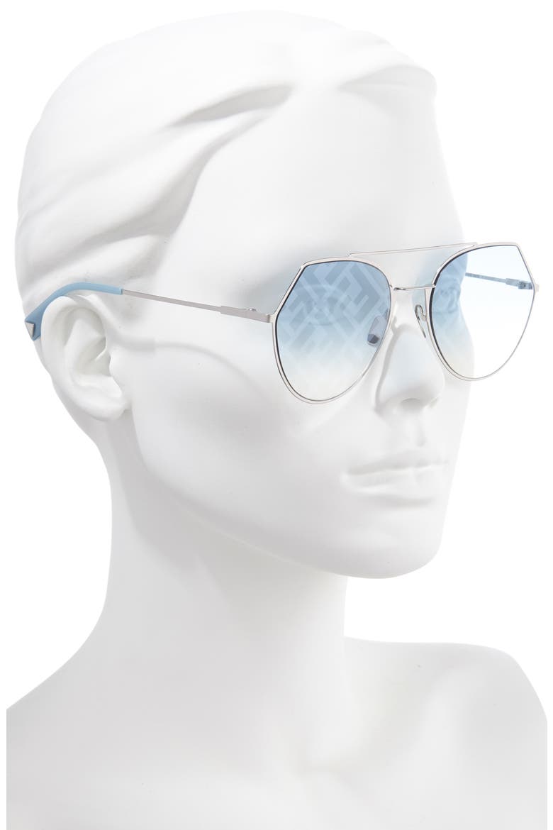 Eyeline 55mm Sunglasses, Alternate, color, LTBL NEMO
