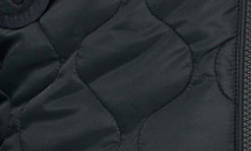Rip Curl Anti-series Anoeta Classic Quilted Hooded Jacket In Black