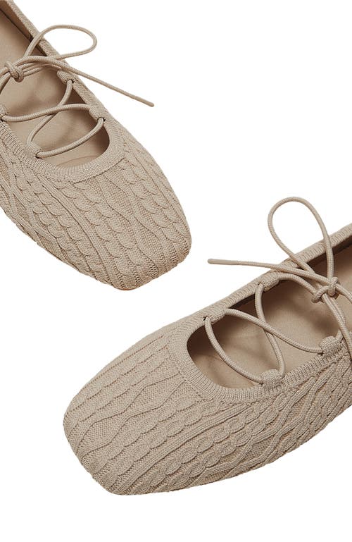 Vivaia 3 Laces Included Square-toe Lace-up Mary Janes In Neutral