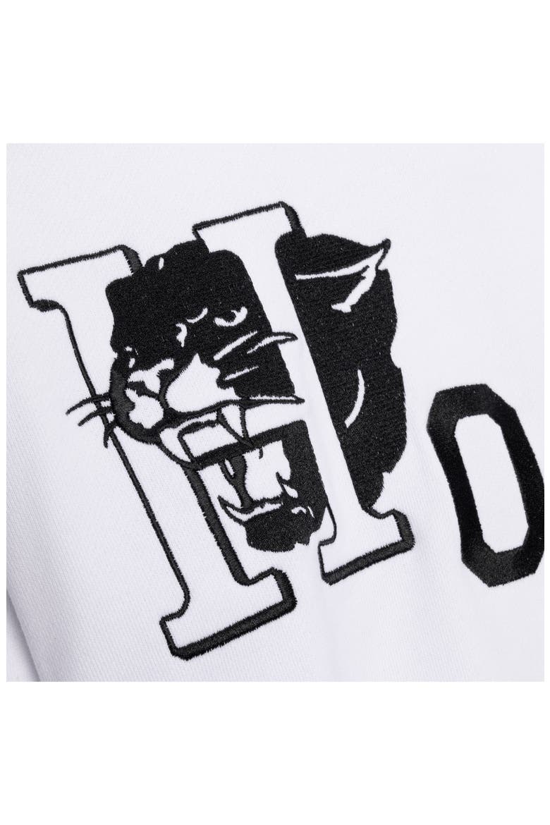 Mascot Graphic Cotton Polo Sweater, Alternate, color, WHITE