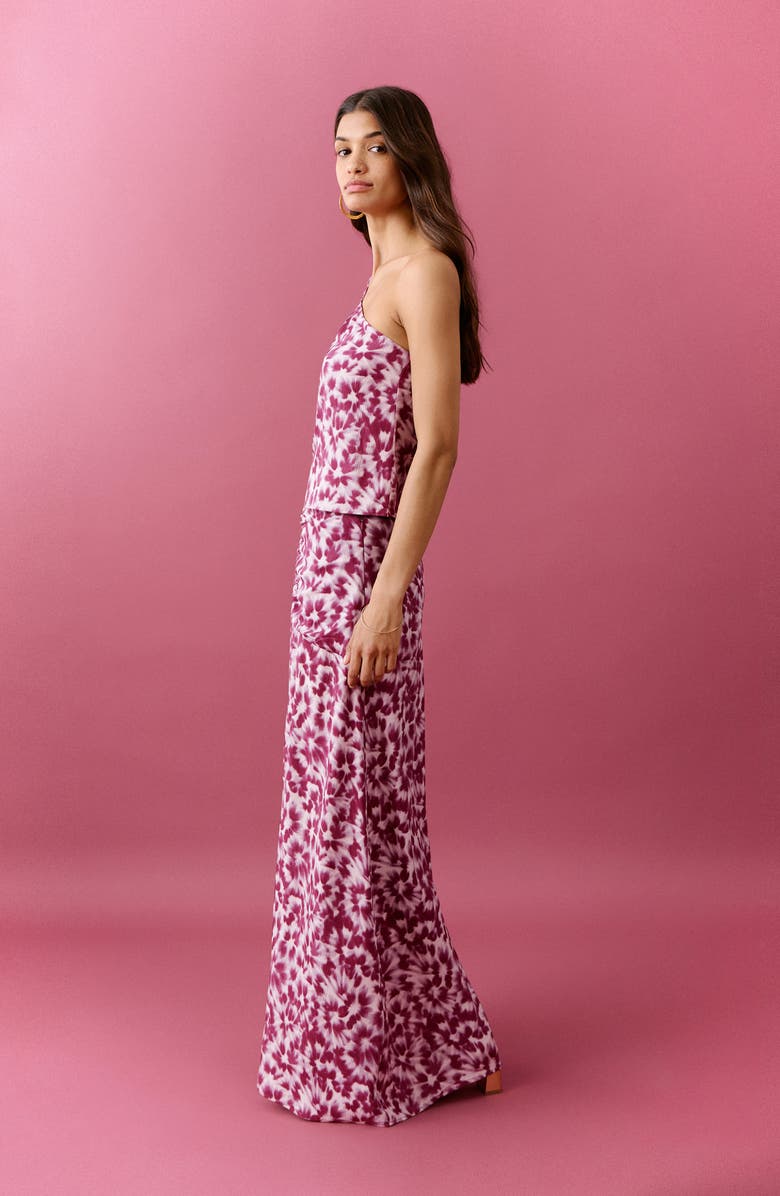 MANGO TEEN <p>Kids' Gathered Waist Print Maxi Skirt</p>, Alternate, color, 