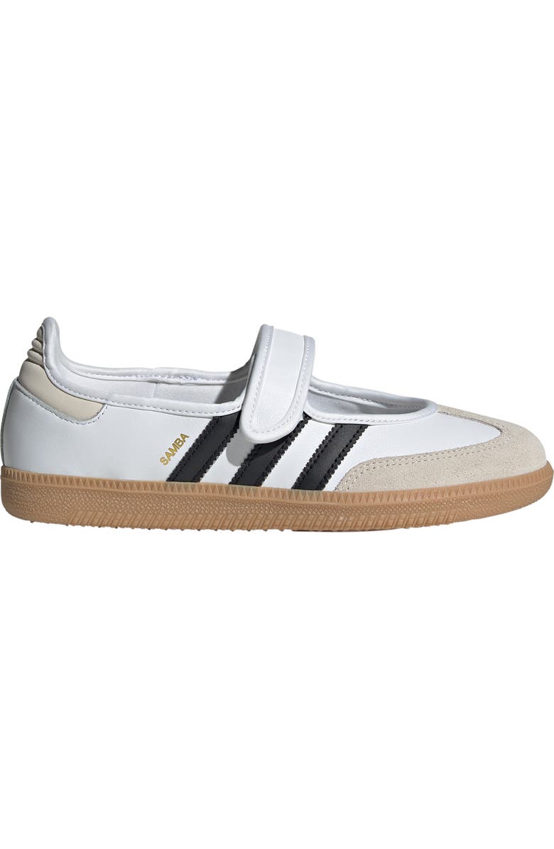 adidas Samba Jane Sneaker, Alternate, color, White/ Alumina/ Black