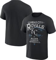 Darius Rucker Collection by Fanatics Men's Darius Rucker Collection by Fanatics Black Kansas City Royals Beach Splatter T-Shirt