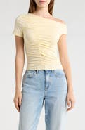 Elodie Ruched Asymmetric Top