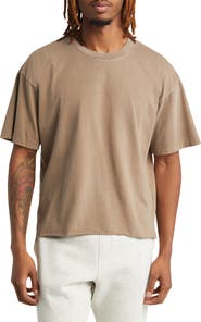Elwood Core Oversize Crop Cotton T-Shirt