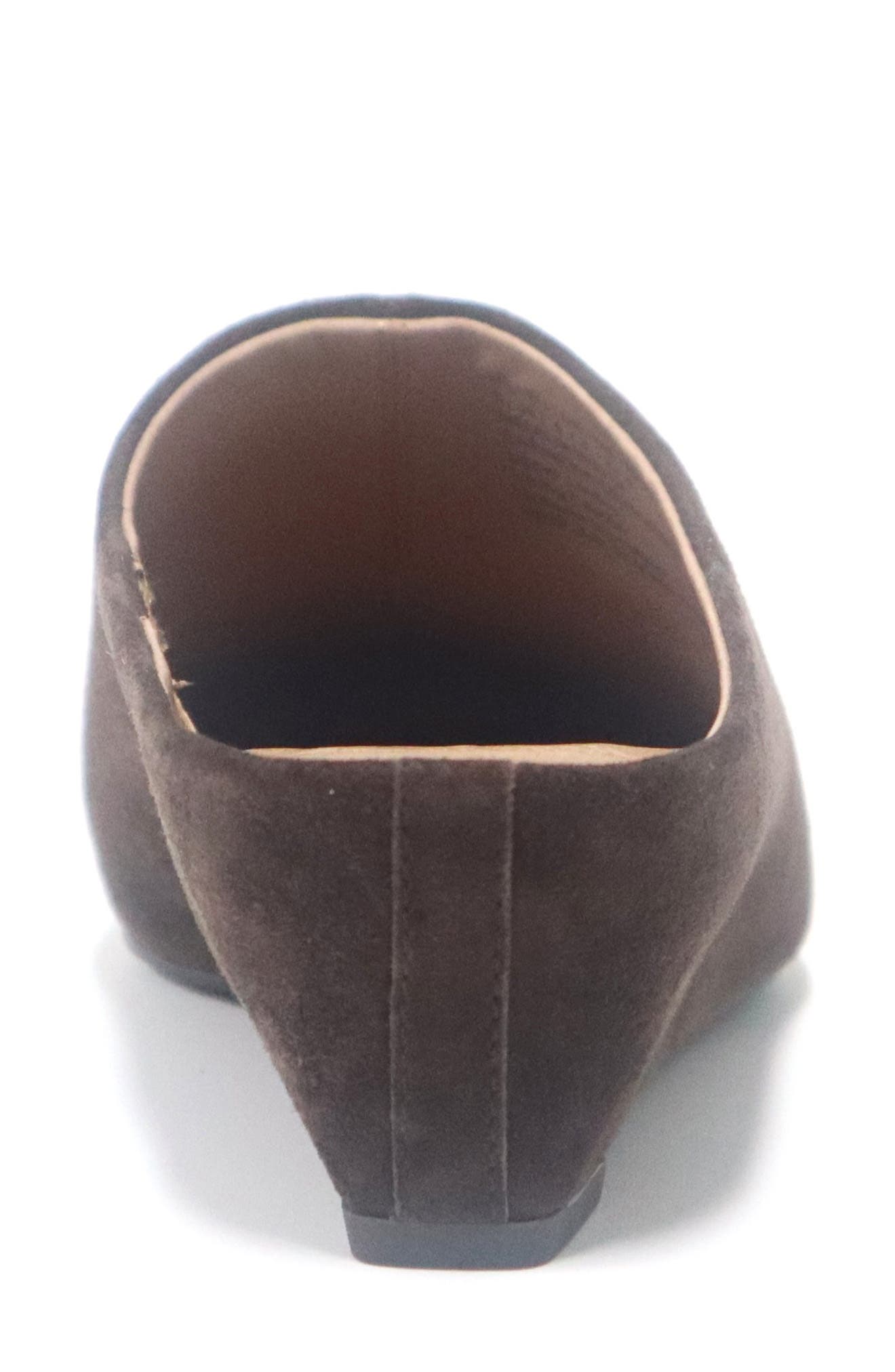 Carmena Wedge Mule, Alternate, color, CHOCOLATE SUEDE