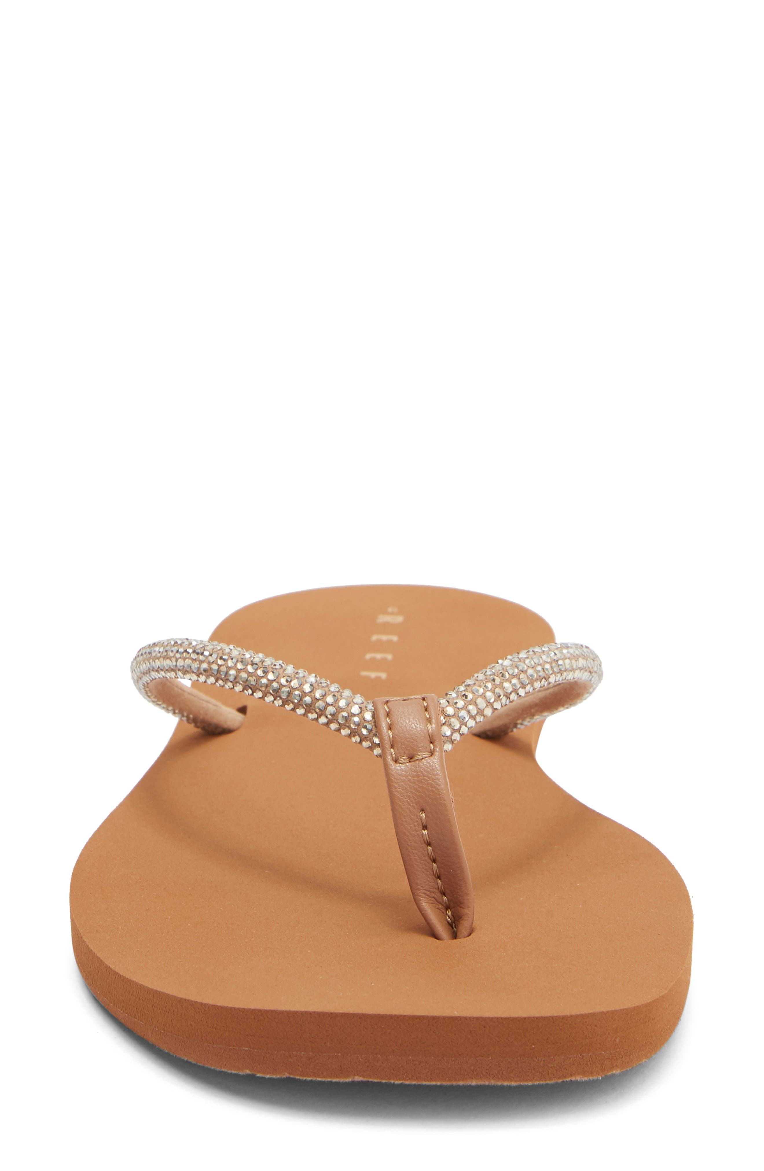 Bliss Bling Fling Flip Flop, Alternate, color, SUNTAN
