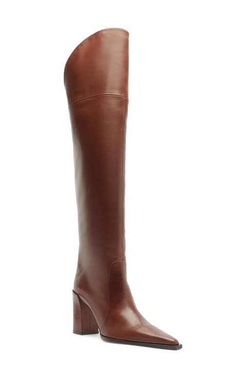 Raffaela Over the Knee Leather Boot