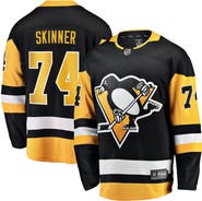 FANATICS Men's Fanatics Stuart Skinner Black Pittsburgh Penguins Home Breakaway Jersey