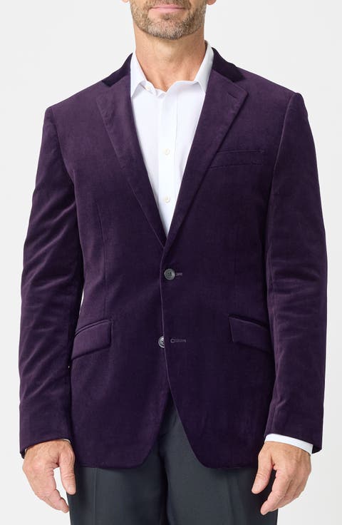 Stretch Cotton Velvet Sport Coat