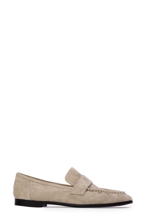 Black Suede Studio Arrow Loafer In Mint Suede