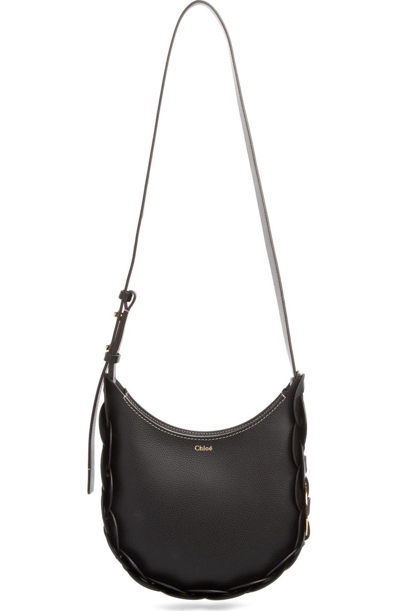 Chloé Small Darryl Leather Shoulder Bag, Main, color,