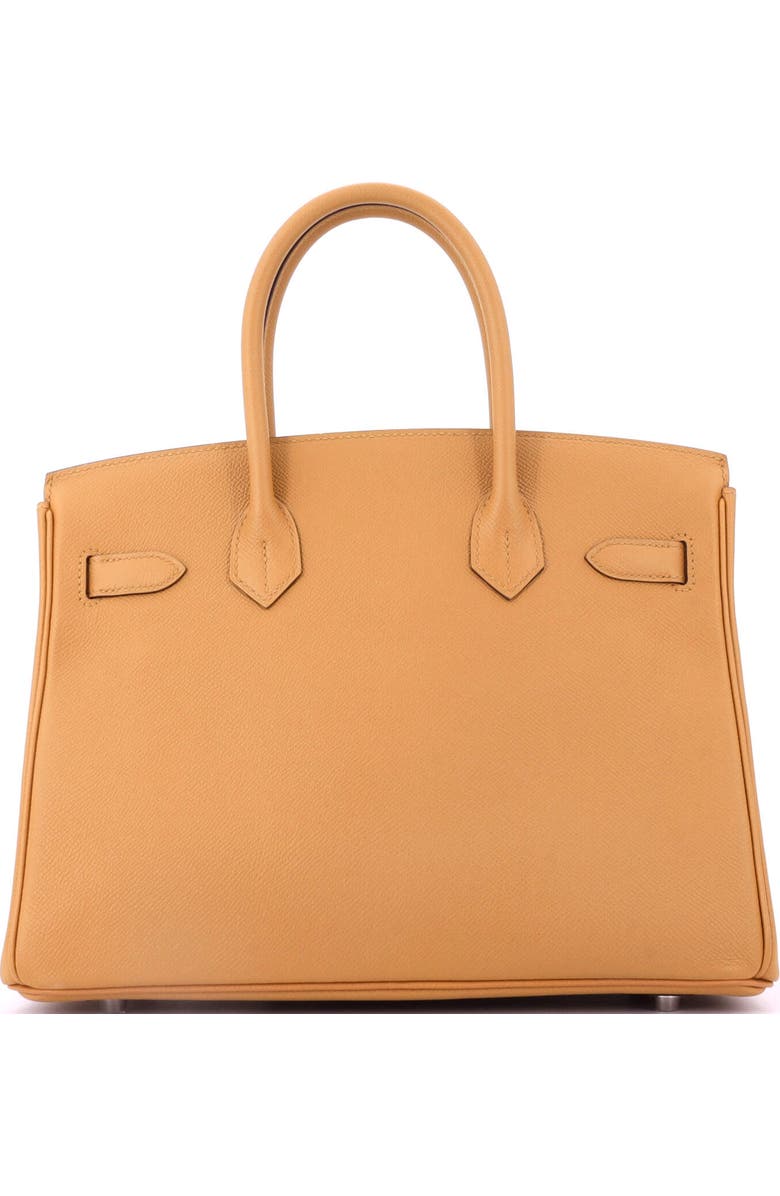 Pre-Owned Hermes Birkin Handbag Brown Epsom with Palladium Hardware 30, Alternate, color, Caramel