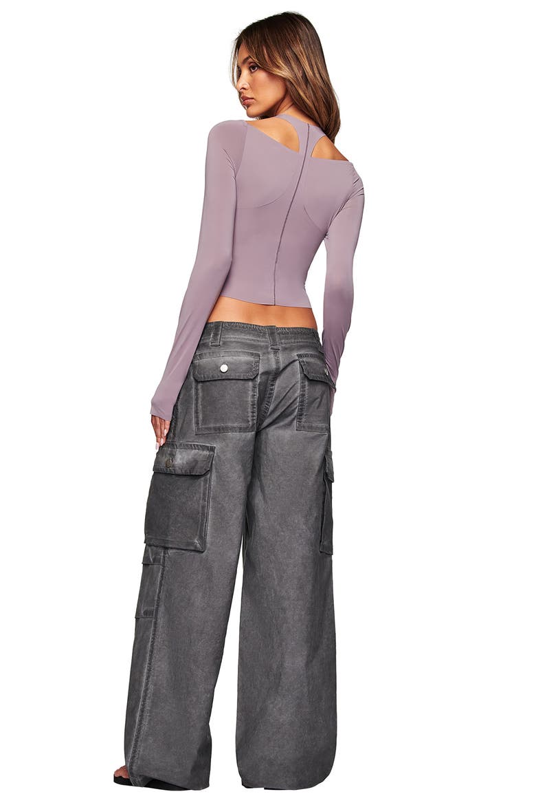 Jaxxon Stretch Cotton Cargo Pants, Alternate, color, BLACK