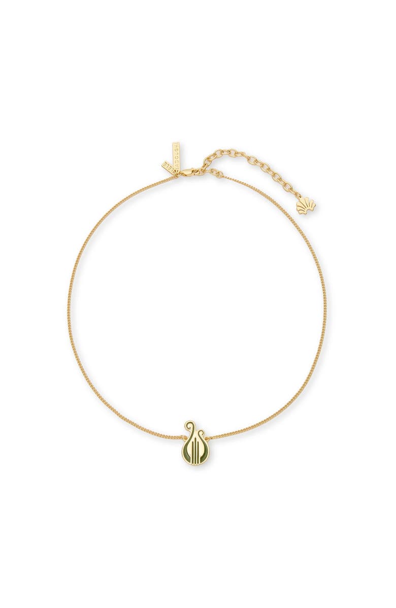 Lele Sadoughi Alpha Chi Omega Charm Necklace, Main, color, Gold 720