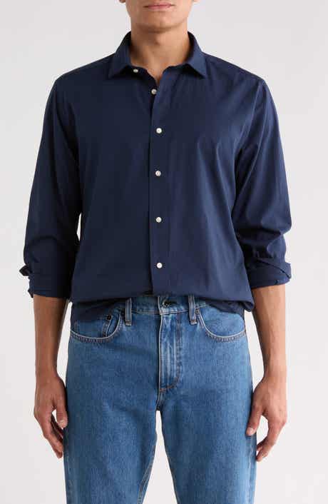 Throckley Tailored Fit Pin Point Button-Up Shirt