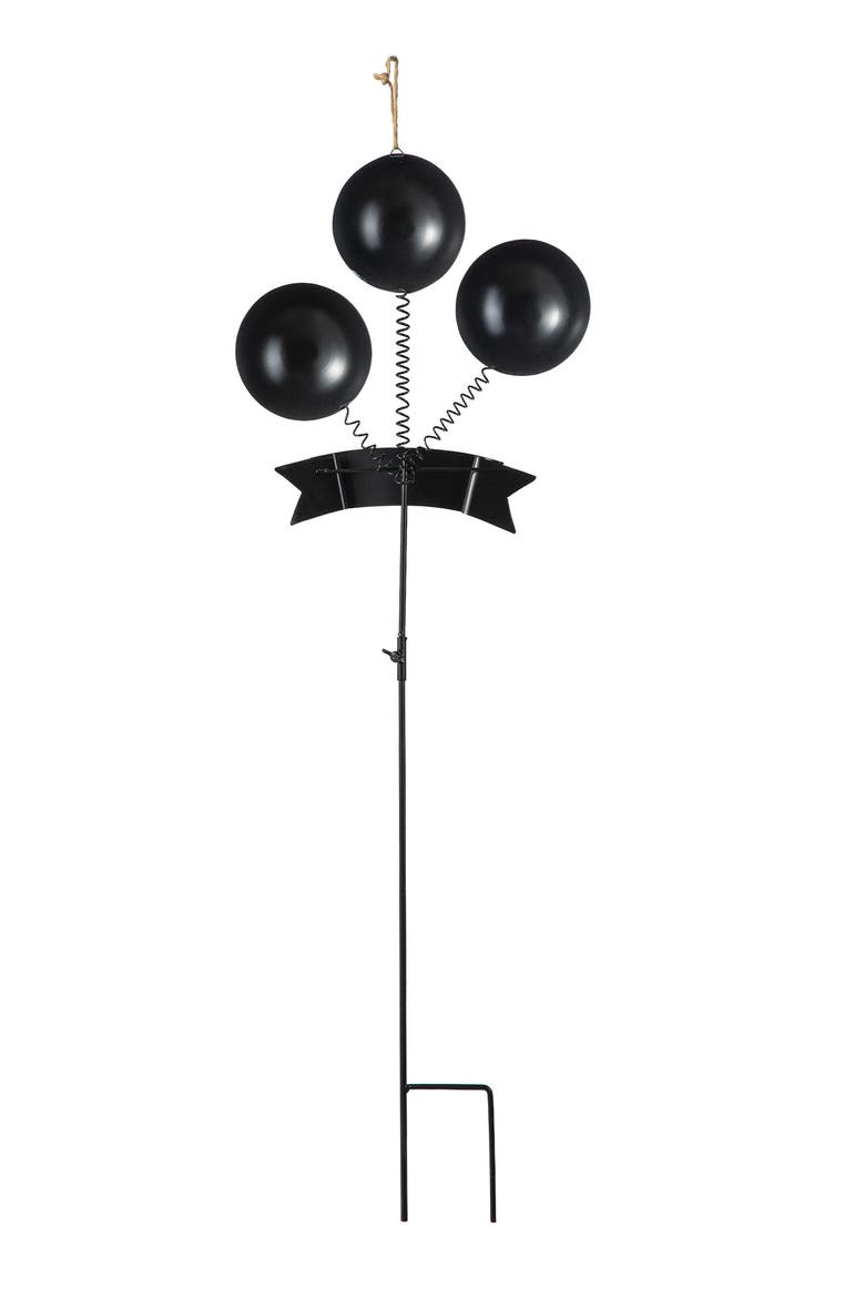 Halloween Metal WELCOME Spring Eyeballs Yard Stake, Alternate, color, White