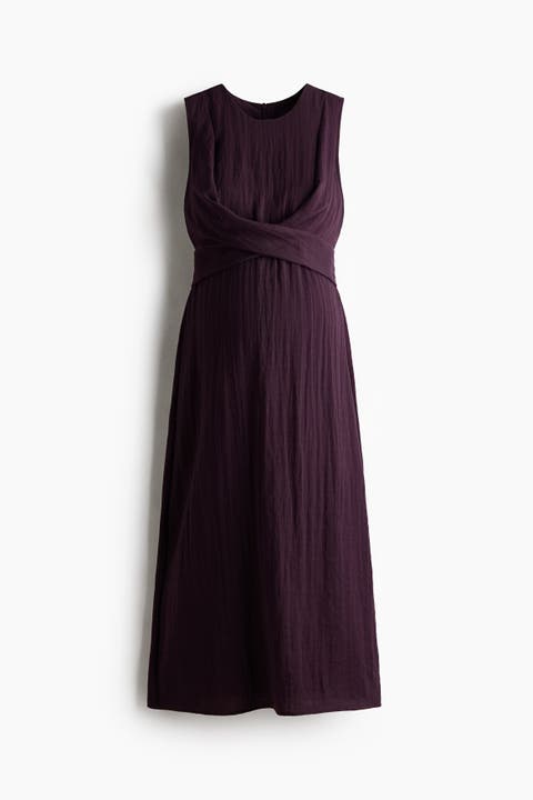Mama Tie-back Nursing Dress