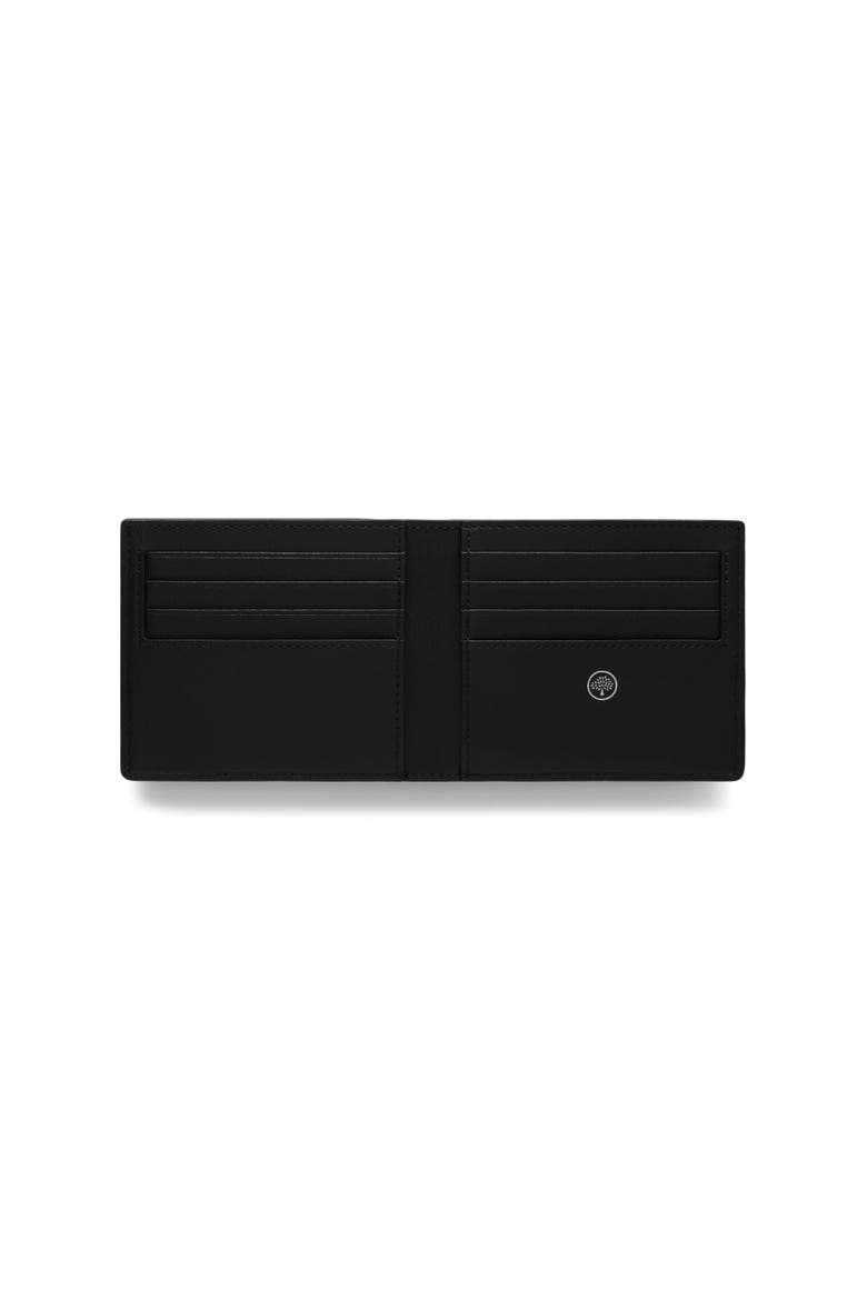 8 Card Leather Wallet, Alternate, color, Black
